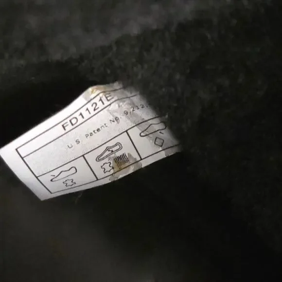 Ugg Thebes Black Suede Fur Lined Clog Boots Size 6 Chunky Platform Boho Winter - Picture 12 of 12